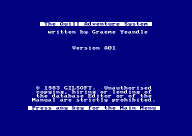 Quill Adventure System (The)